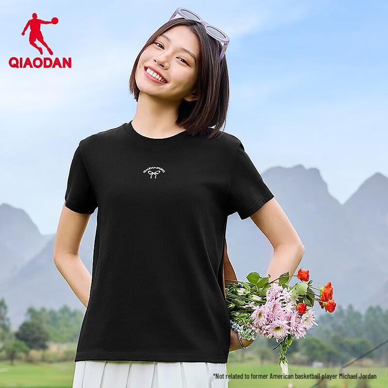 Qiaodan Women's Loose Fit Short Sleeve T-Shirt