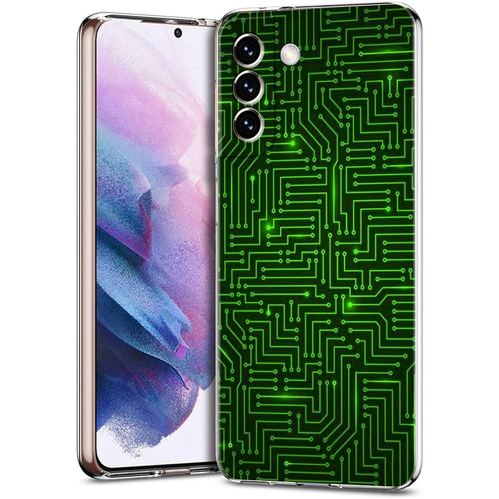 Inside Motherboard Circuit Board Case for Samsung S24 S23 S22 S20 S21 FE Ultra S24 S23 S10 S10E S9 S8 Plus 5G Phone Shell Capas