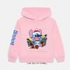 2025 Christmas Hoodie Boys Girls Sweatshirts Kids Hoodies Stitch HD Print Casual Round Neck Long Sleeve 4-14Yrs