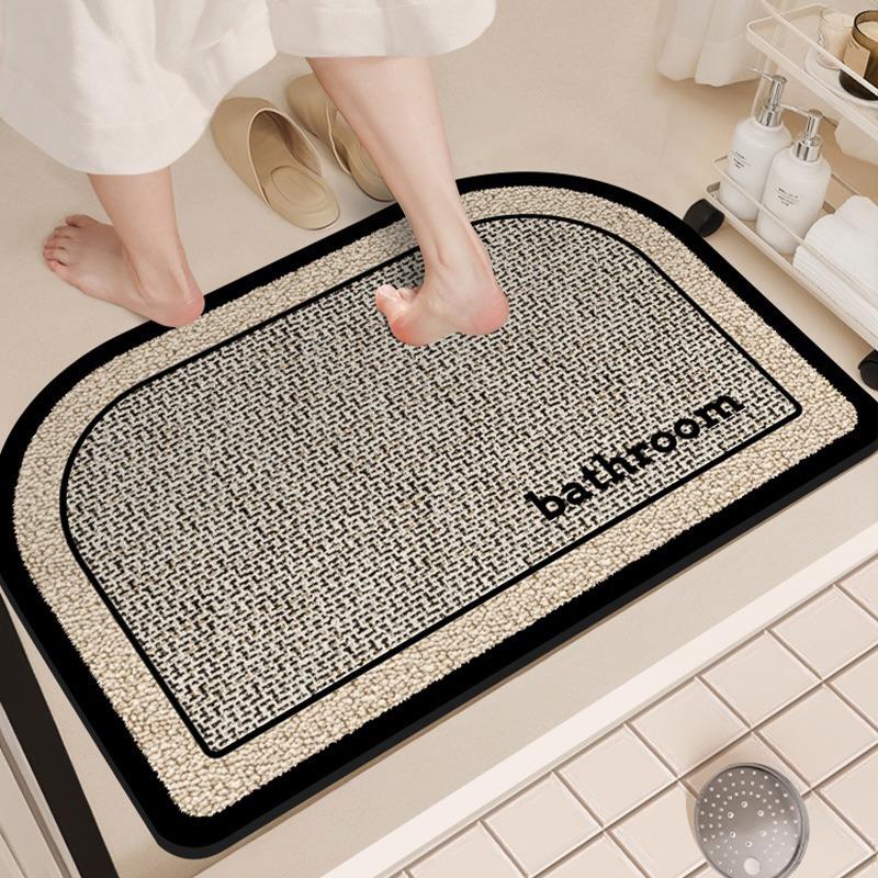 Tapete de Chão para Banheiro Absorvente e Antiderrapante Tapete de Porta Acessórios para Casa