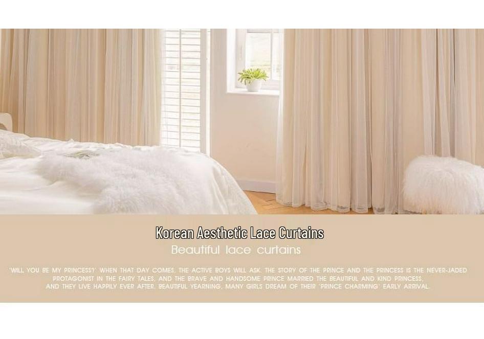 Tende oscuranti da principessa: Doppia Tenda Moderna con Pizzo per Camera da Letto, Soggiorno e Balcone