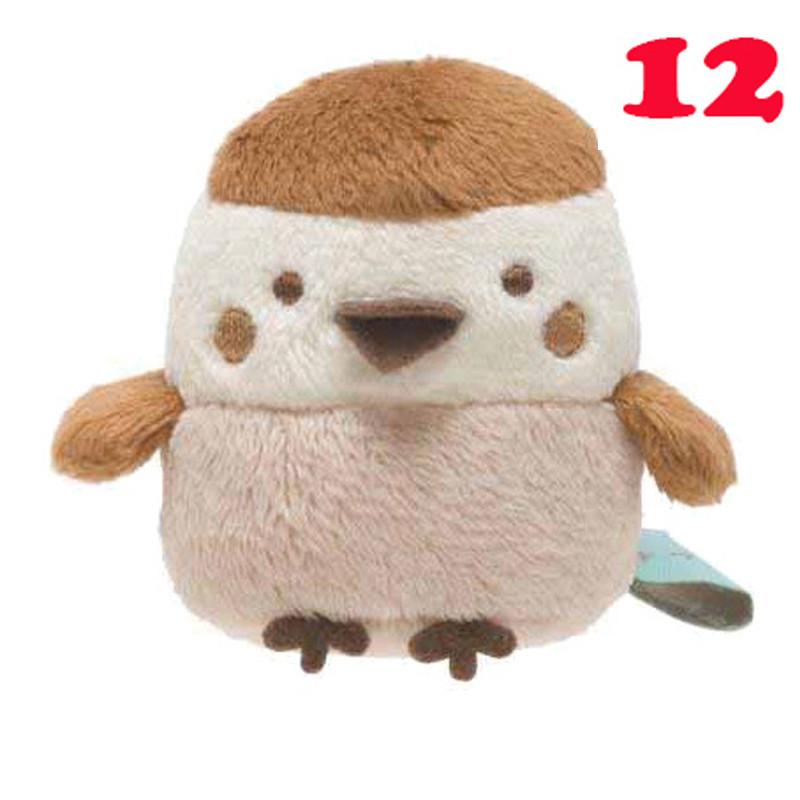 

Тема персонажа Sumikkogurashi Плюшевая игрушка Подушка для бросания Детский подарок День рождения Sparrow,8cm/3.15in