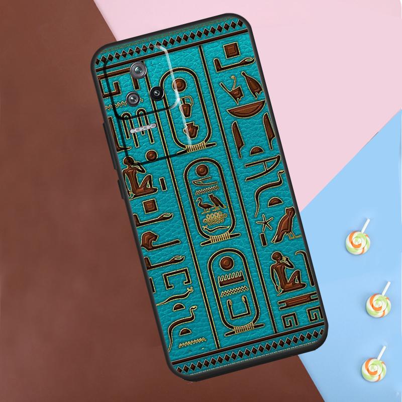 Sacred Eye of Horus Egypt Fresco Case For Xiaomi POCO M6 Pro X3 X5 X6 Pro F3 F5 M5s Mi 14 Pro 13 13T 11T 12T 12 Lite Cover