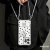 Polka Dot Three-dimensional Love Is Suitable for Apple 17promax Mobile Phone Case Iphone15 Four-corner Lanyard 16 Bracket 14 Women