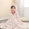 Bear Printed Pure Cotton Gauze Soft Texture Baby Swaddle Cloth Gauze Cover Blanket  Children's Bath