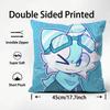 Cartoon F-Furry F-fandom Cushion Cover Comfortable Reversible Pillow Cover Ideal for Car Sofa Bedroom & Beyond
