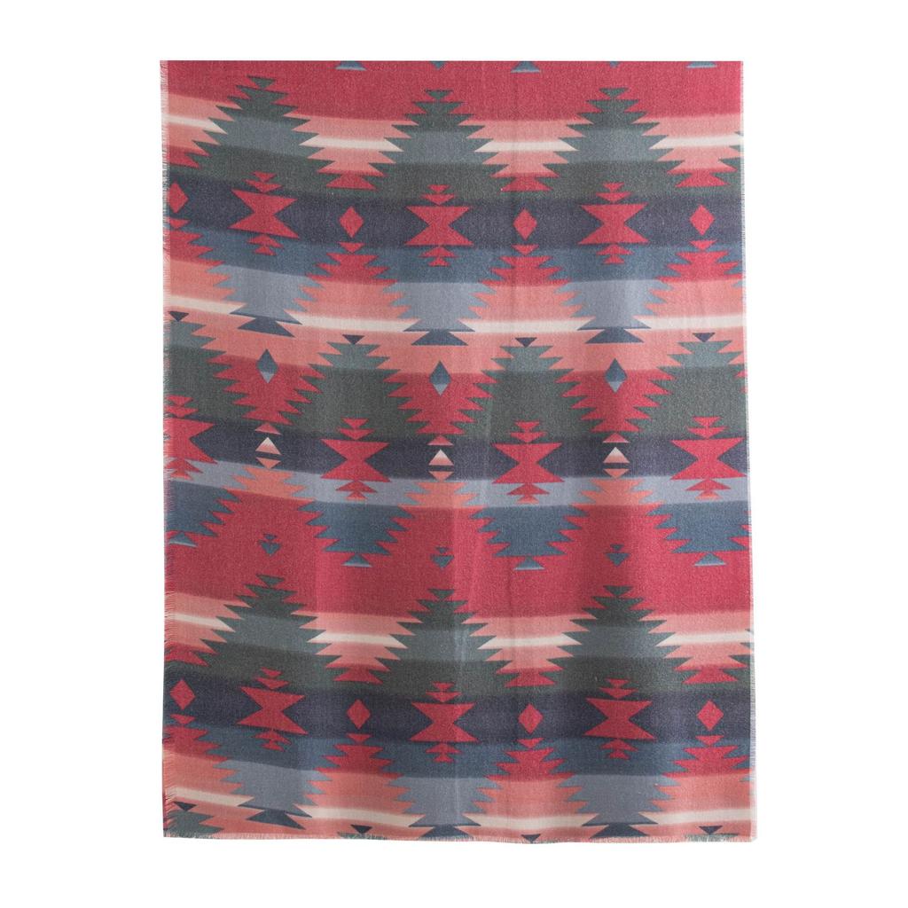 Winter New Pattern Imitation Cashmere Scarf Literary Retro Scarf Women's Warm Cashmere Feel Scarf Versatile Shawl