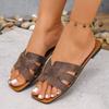 Fashion New Women Slippers Flat Bottom Non-slip Outdoor Open Toe Slippers Beach Female Sandals Sexy Fashion Design Shoes Slides Woman