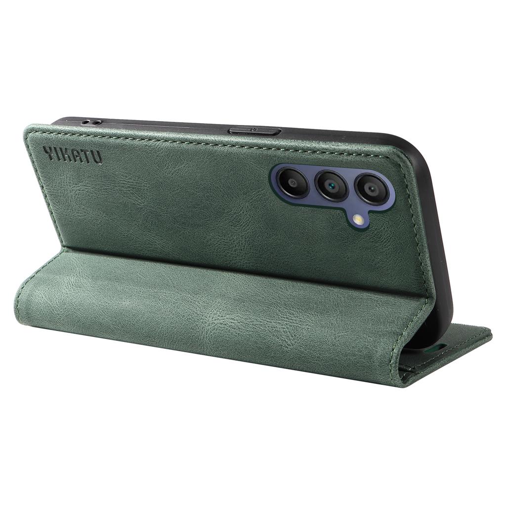 YIKATU YK-004 For Samsung Galaxy A26 5G/A16 5G/A16 4G Case Leather Skin-Touch Phone Cover Magnetic Auto-Absorbed