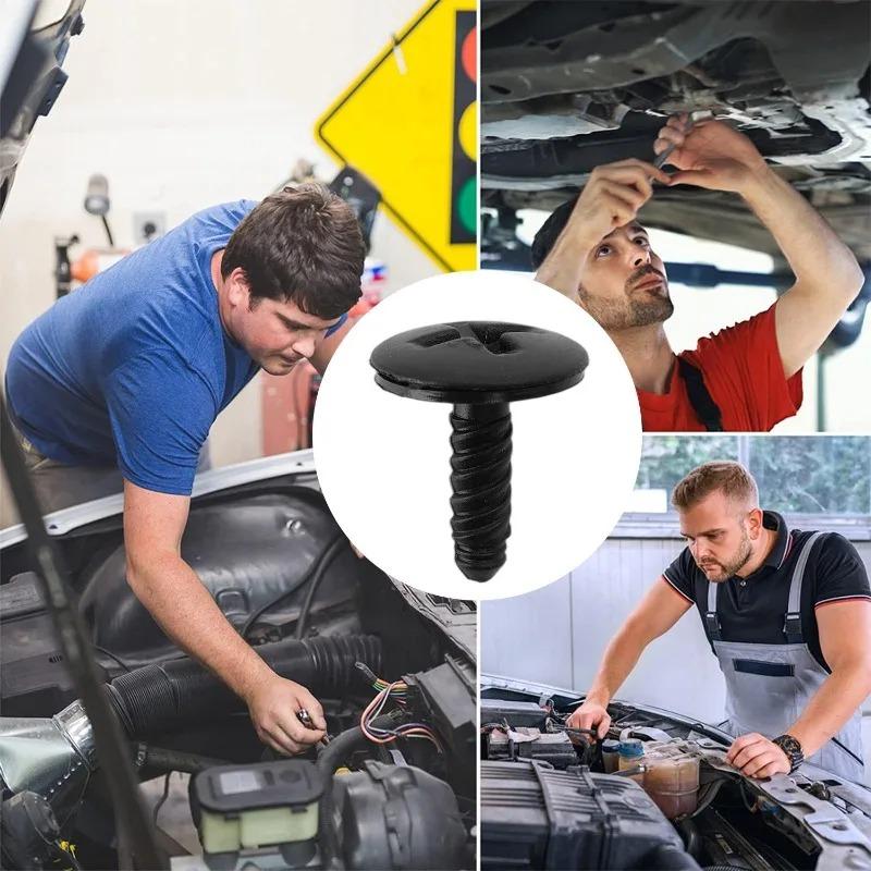 Screw Fixing Rivets Car Headlight Engine Battery Cover Mount Screws Grille Slam Panel Fastener for VW T5 Transporter 7H0915450