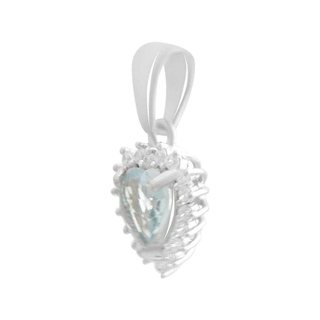 Серебряная подвеска с топазом 1.135ct (2188476)