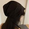 Korean Versatile Lazy Style Flower Strap Headband Hat Lightweight Breathable Palace Style Retro Solid Colorf Hat Spring Summer