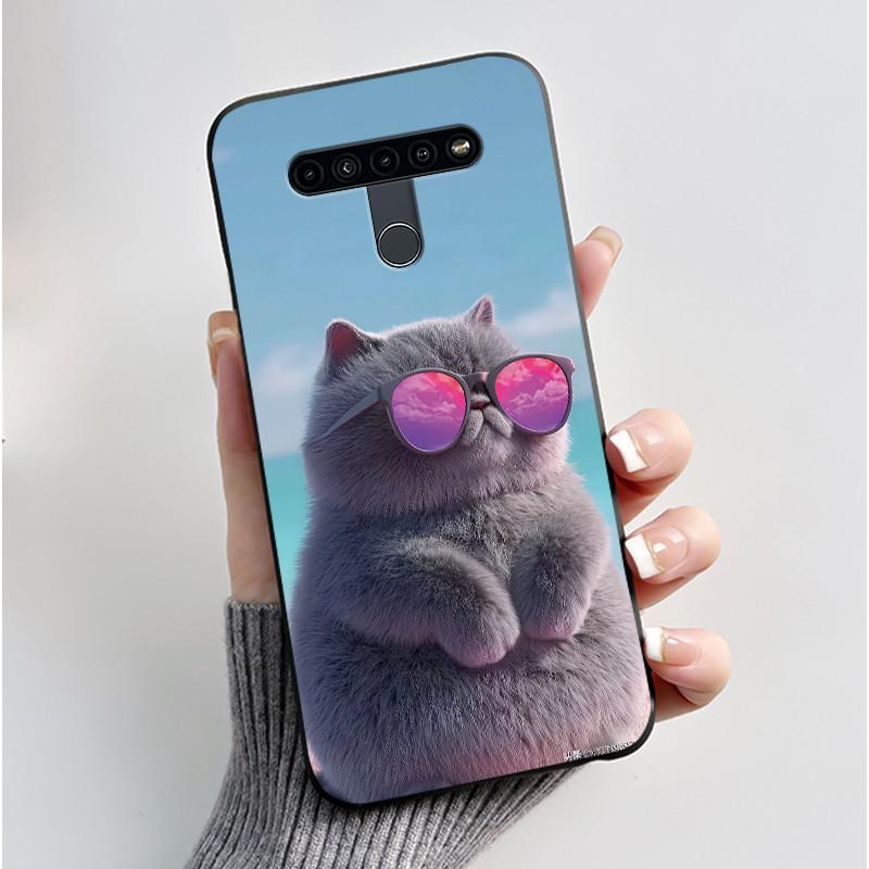 Casing For LG K41S K51S LM-K410 LM-K510 Super-Thin Slim Case Luxury Cute Cool Boys Girls Black Matte Soft Silicone Back Cover