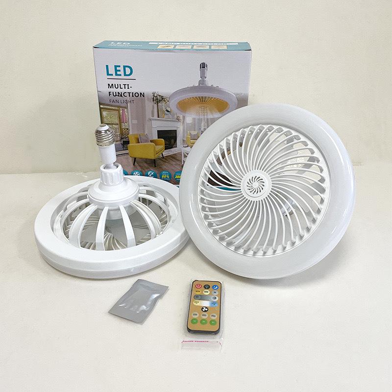 Silent E27 Ceiling Fan Light with Six Blades for Bedroom and Living Room