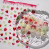 1pc 5D Kawaii Jelly Strawberry Cartoon Slider Adheisve Nail Art Stickers Embossed Nail Stickers DIY Manicure Decorations Decals