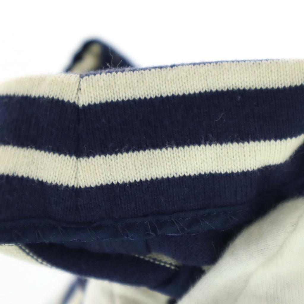 RALPH LAUREN Border Pattern Long sleeve tailored jacket S Navy Women Used