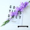High-Quality Long-Stemmed Silk Gladiolus Artificial Flower for Home and Dining Table Decor