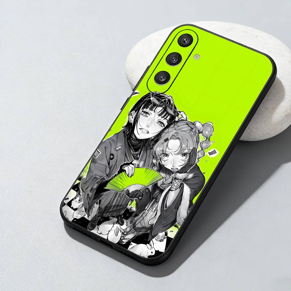 

LES Green Y-Yuri Aya-Mitsuki Couple Phone Case For Samsung Galaxy A73,A72,A71,A70,A52,A51 Others Soft Black Cover Samsung a50 30s 50s