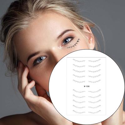 Bottom Eyelash Stickers Extension Strips Waterproof Easy To Use Makeup Tool False Eyelashes