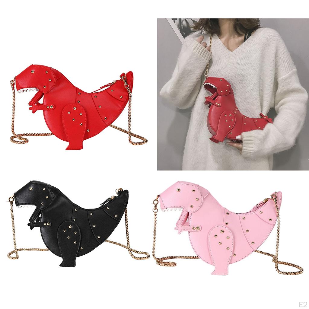 Chic Girl's Shoulder Bag with Unique Chain Strap Design