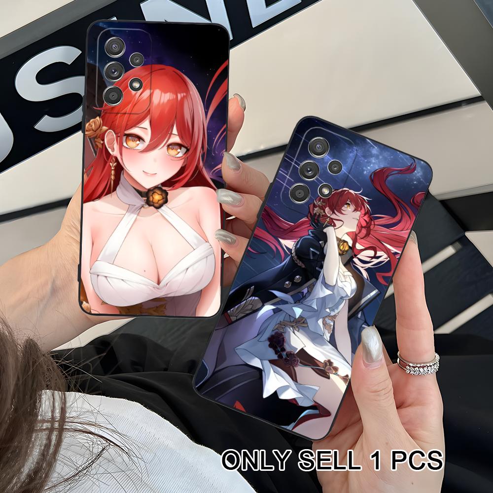 Funda de Teléfono Móvil HSR Himeko Mate de TPU para Samsung Galaxy A56 55 54 53 52 51 36 35 34 23 16 15 5G Funda Colorida