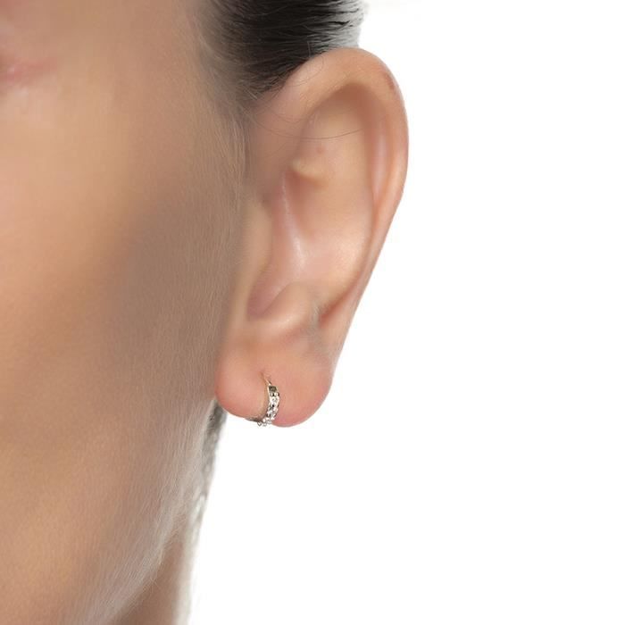 Boucles D'oreilles - LUXENTER - Rahlau - Argent 925 - Zircone - Rhodié