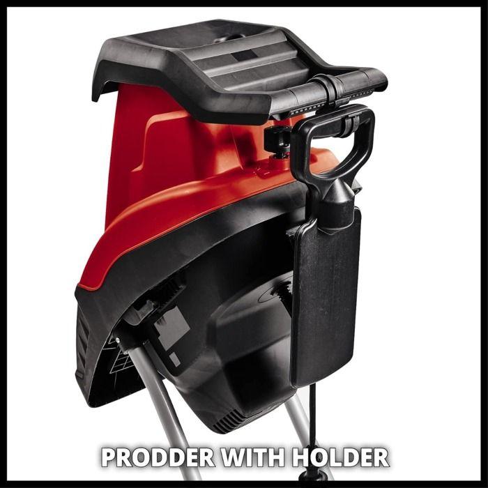 Einhell broyeur de végétaux à lames gc-ks 2540 (2500 w, régime 3800 trs/min) livré avec un sac de ramassage 55l