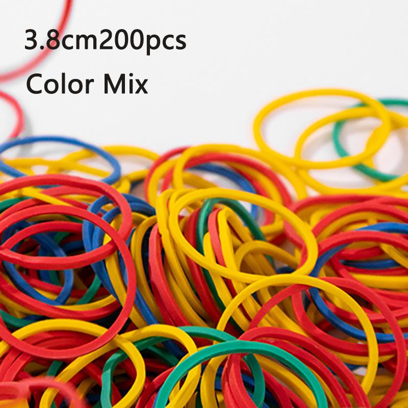 Colored Rubber Bands Elastic Rubber Bands Multi-Color Rubber Bands Office Supplies Multi-Purpose Colored Rubber Bands