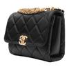 Chanel 22SS Lambskin Shoulder Bag, Crossbody Bag Mini Women's Black AS3239-B08012-94305