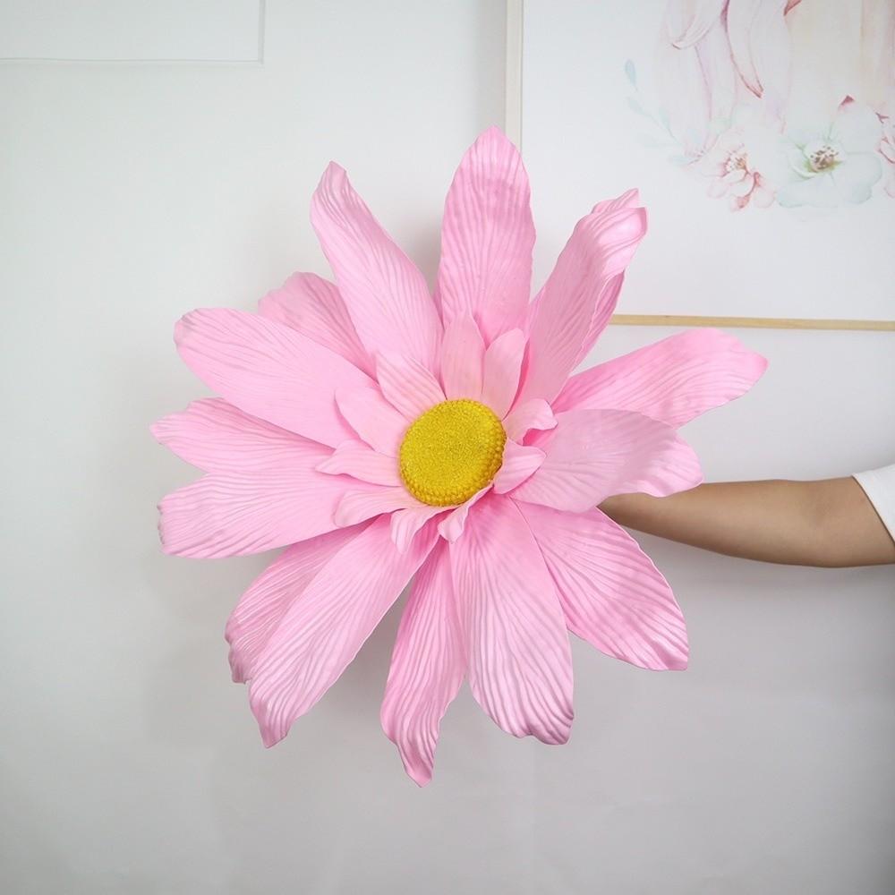 New 50cm Artificial Daisy Large Multicolor Simulated Flower Waterproof PE Foam Daisy Wedding Decoration