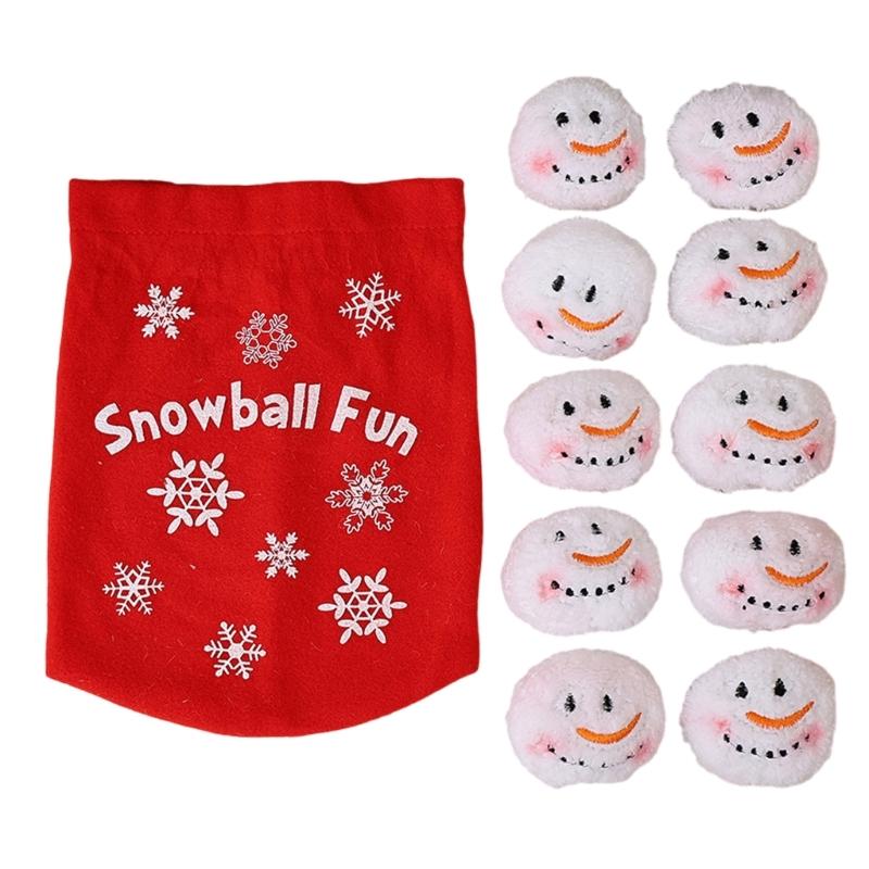 Christmas Plush Sphere Ornament Plush Plush Christmas Ornament Sphere for Festival Tree and Room Decoration 1