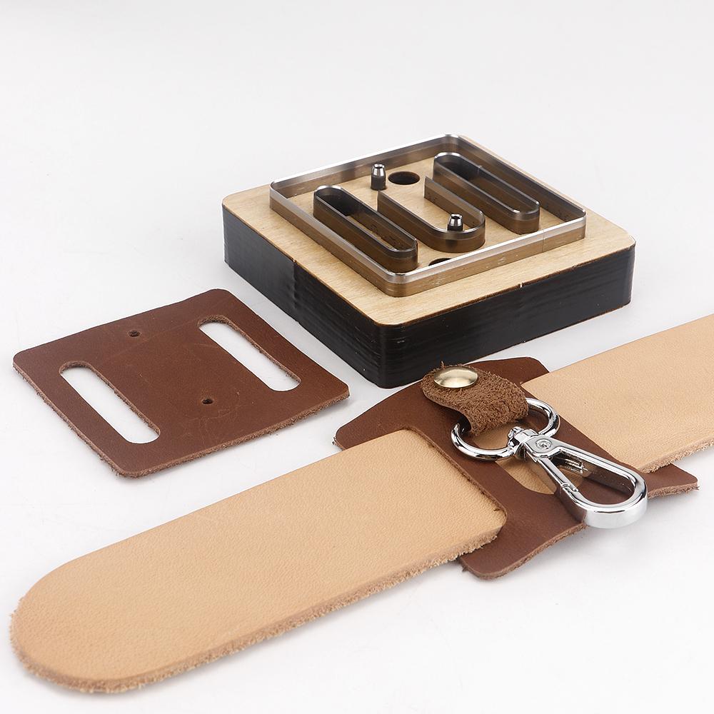 Leder-Stanzwerkzeug-1 Stück Kreativer Gürtel & Handtaschen-Schultergurt Verstellbare Schnalle Herstellungsstempel, Leder-Prägeform