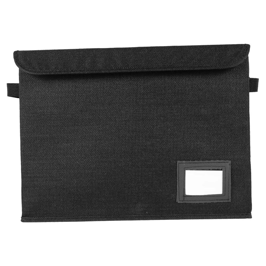 New Foldable Clothing Storage Box Washable Comic Book Storage Bin with Handle Enclosed Lid Multipurpose Organizer for HomeOffice