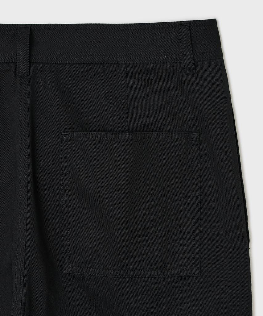 Bellie True Curved Cargo Pants - Black