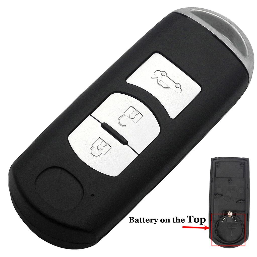 Jingyuqin 3 Tasten Smart Key Shell für MAZDA M2 M3 M5 M6 CX-3 CX-5 Demio Axela Premacy Atenza Auto Remote Keyless Fall fob