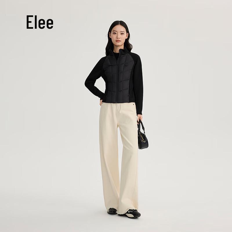 Aiyilai Women's Lightweight Slim-Fit Duck Down Jacket with Stand Collar