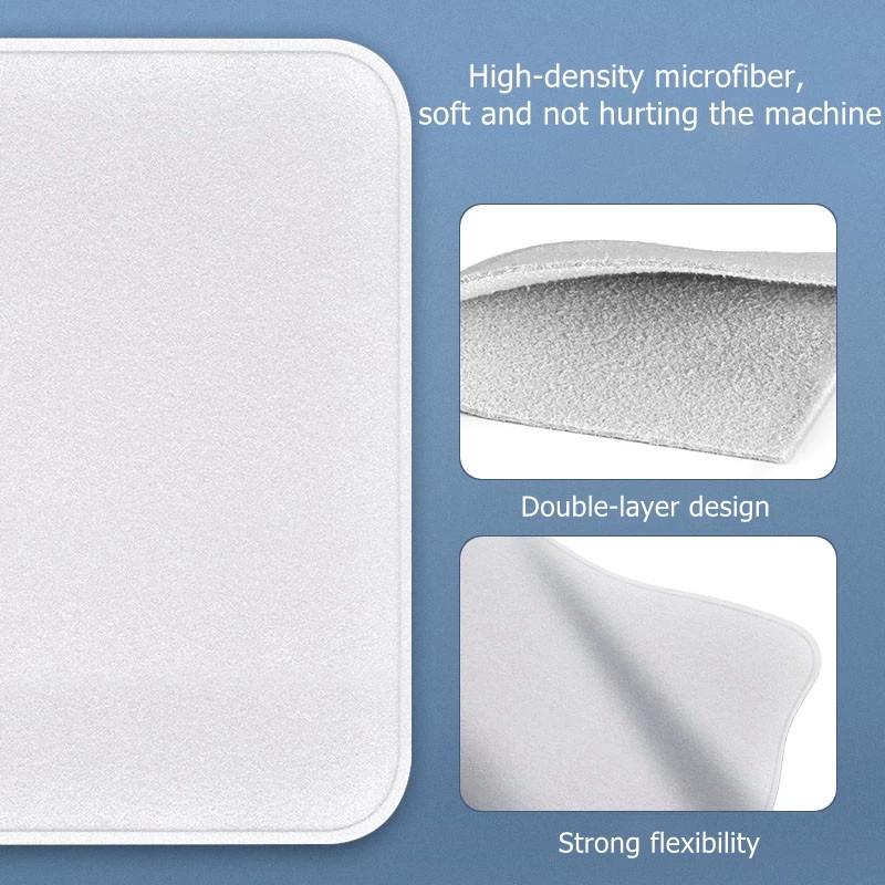 1/2/3Pcs Premium Microfiber Polishing Cloth Lint Free Scratch Proof For Cleaning Phone Tablet Laptop Screens