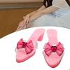 Princess Dress up Shoes 1 Pair Versatile Jelly Sandals for Girls Pretend Play Beach Cosplay