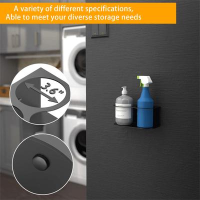 Soporte para botellas de spray, estante de almacenamiento, resistente a la oxidación, resistente a la carga, fácil de instalar, organizador de botellas de pintura para montaje en pared