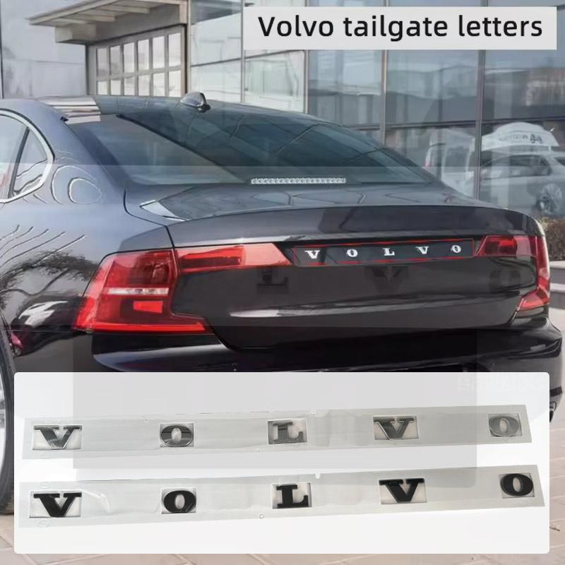 Per Volvo XC90 V90 V60 XC60 V40 S80 S60 S90 C40 XC40 V70 XC70 3D Metallo Adesivo Lettere Emblema Bagagliaio Auto Badge Accessori
