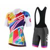 LIV Summer Women's Cycling bib sponge pad ycling sportswear short sleeved cycling jersey quick drying cycling set