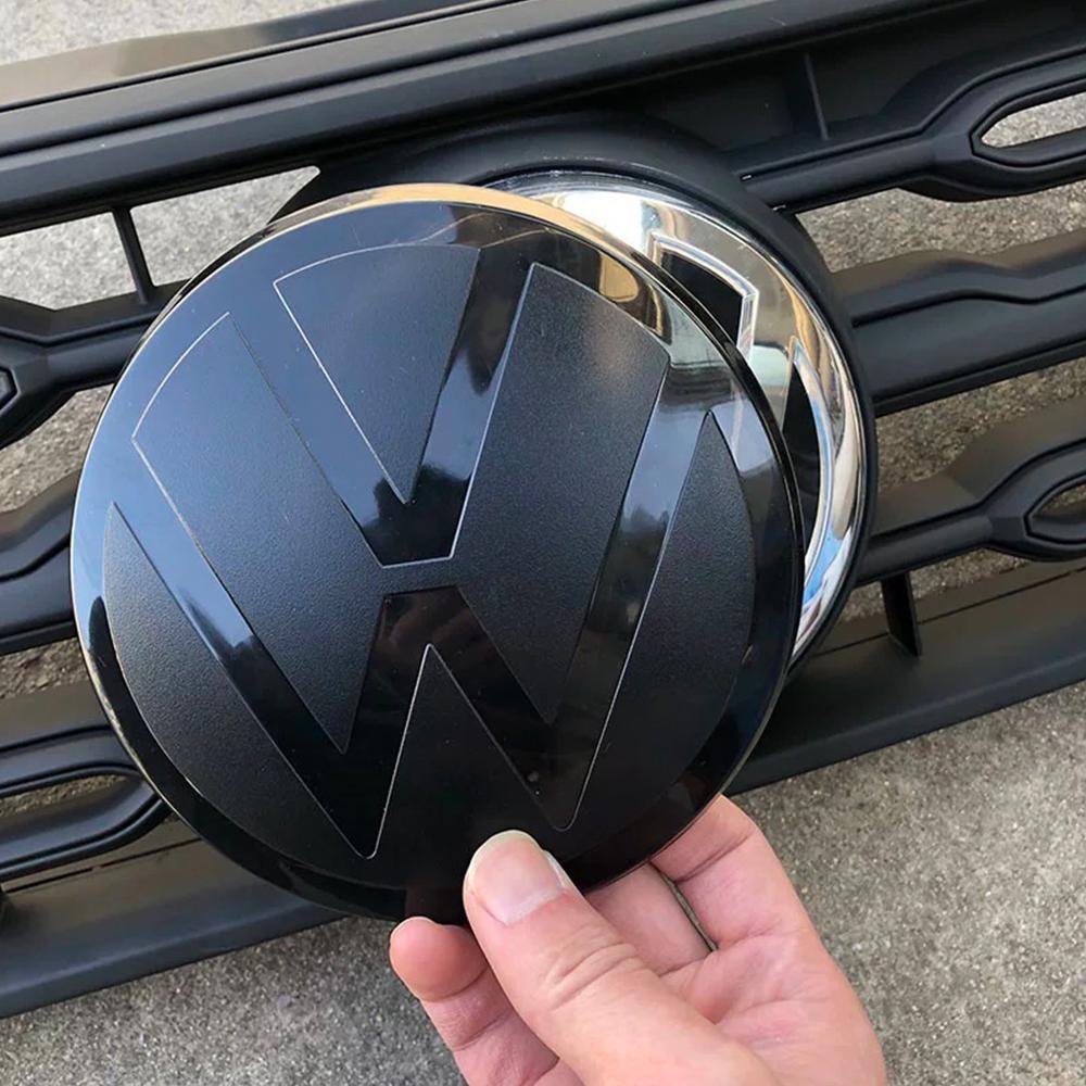 VW 2pcs Not Affect ACC Car Front Grill Cover OR Rear Trunk Emblem Lid For VW Golf 6/7/7.5/8/Passat /Polo /CC/ Jetta/Tiguan/GTI zs7