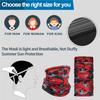 Cycling Face Mask Absorb Sweat Breathable Fishing Training Sport UV Face Scarf Neck Gaiter Summer Bicycle Face Bandana Head Band