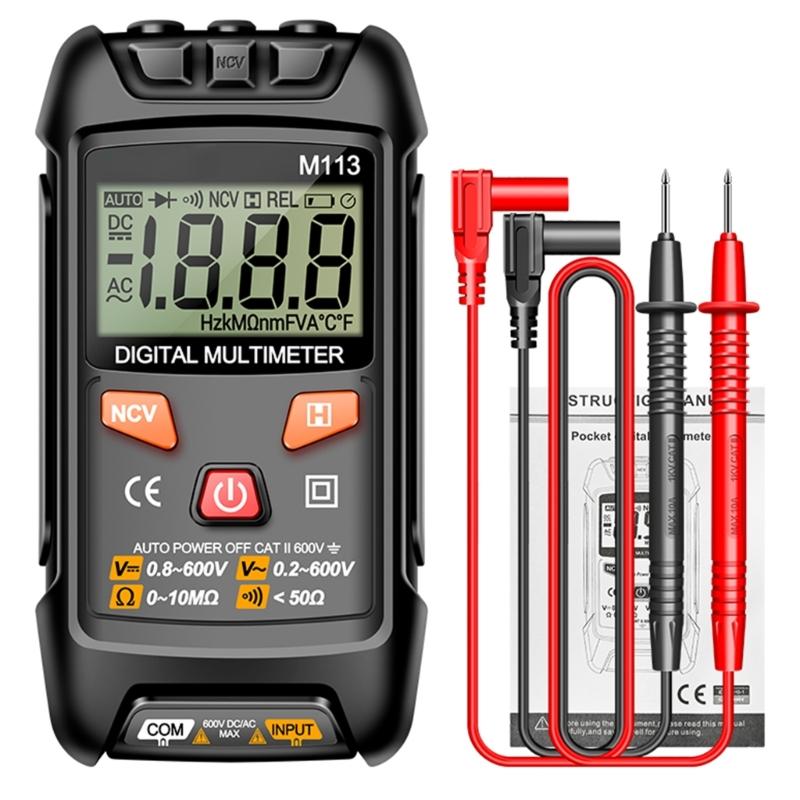 Digital Multimeter Pen Tester Autoranging Voltage Current Electric Test Meter Tool Suitable for Electrical Measurements