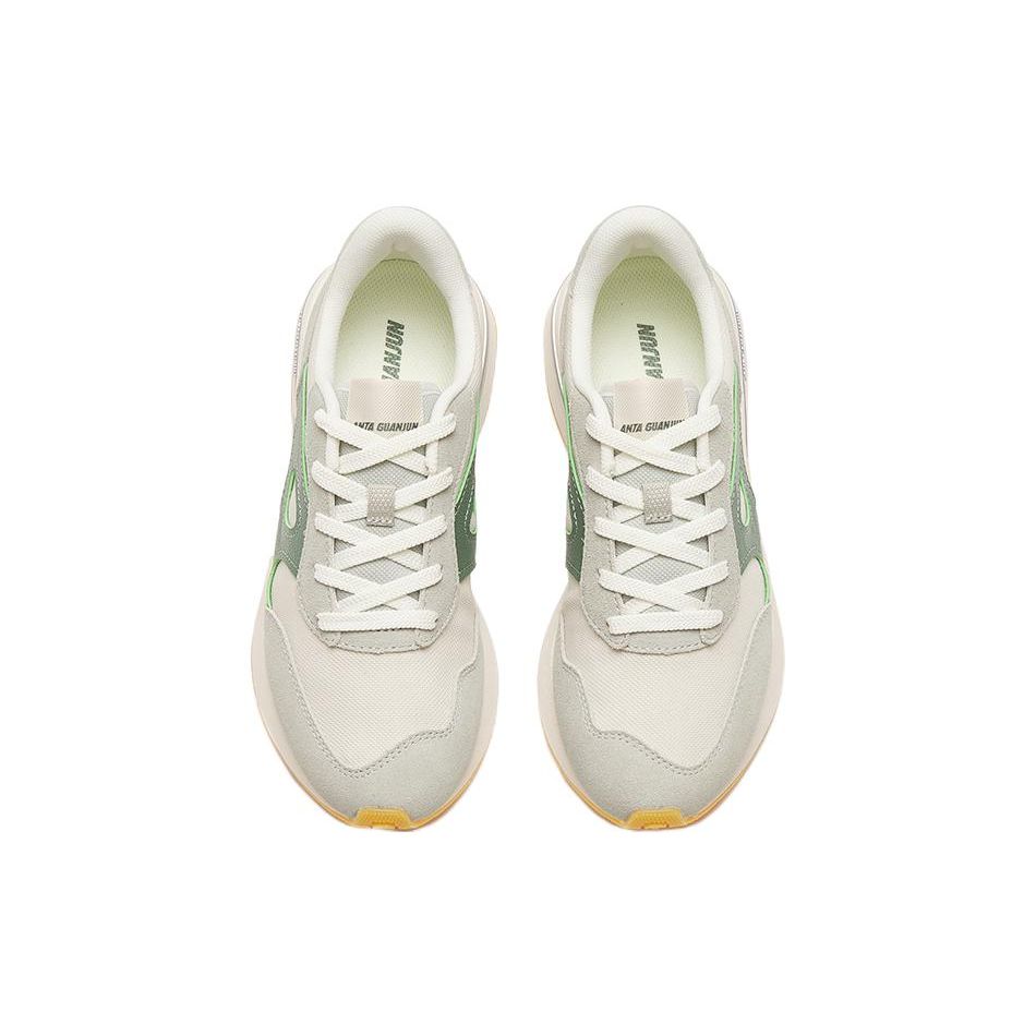 Anta Champion Series Tlumící nárazy Odolné proti opotřebení Nízké sportovní ležérní boty Dámské tenisky Světle modrá Šedá 122248815A-1