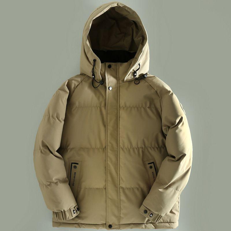 Japanese Export Surplus Men's Thick Cotton Jacket Winter Hooded Warm Coat Loose Casual Cotton Clothing Top