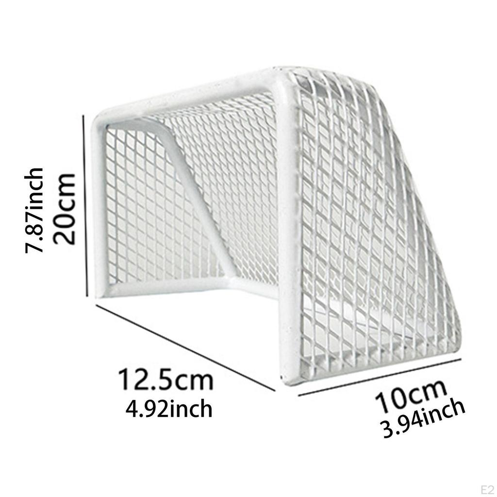 Mini Fußballrahmen Tankdekoration Handwerk zum Spielen Unterwasser Ornament Kunstwerk Modernes Aquarium