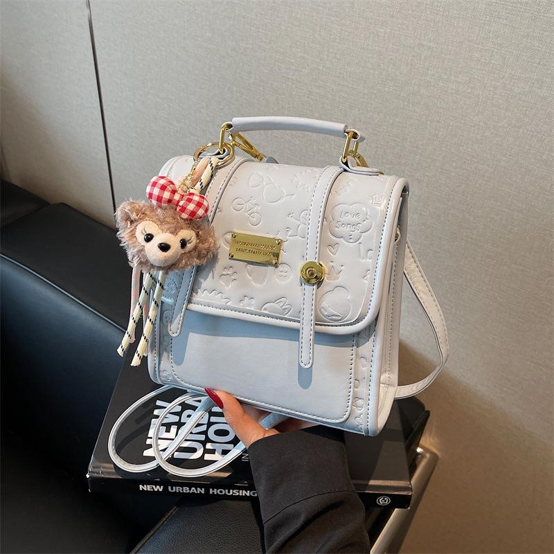 Niche embossed women's backpack new versatile backpack summer popular exquisite schoolbag