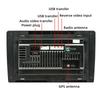 Powerful 8Inch Car Touch Screen Wireless Carplay Android Auto Car Portable Radio Bluetooth MP5 FM Receiver The Host