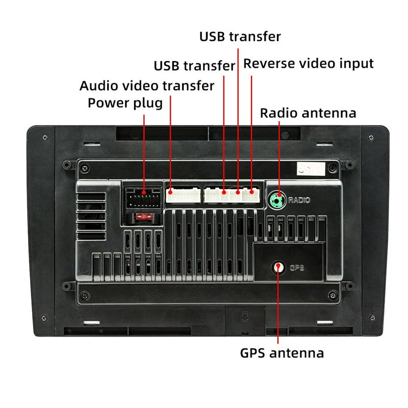 Powerful 8Inch Car Touch Screen Wireless Carplay Android Auto Car Portable Radio Bluetooth MP5 FM Receiver The Host